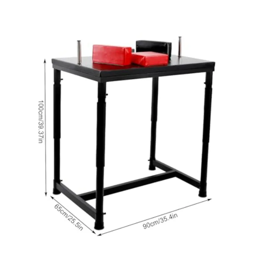 Professional Arm Wrestling Table, Standard Arm Wrestling Battle Table with Adjustable Elbow Pads, Standard Wrist Stand Arm Stren