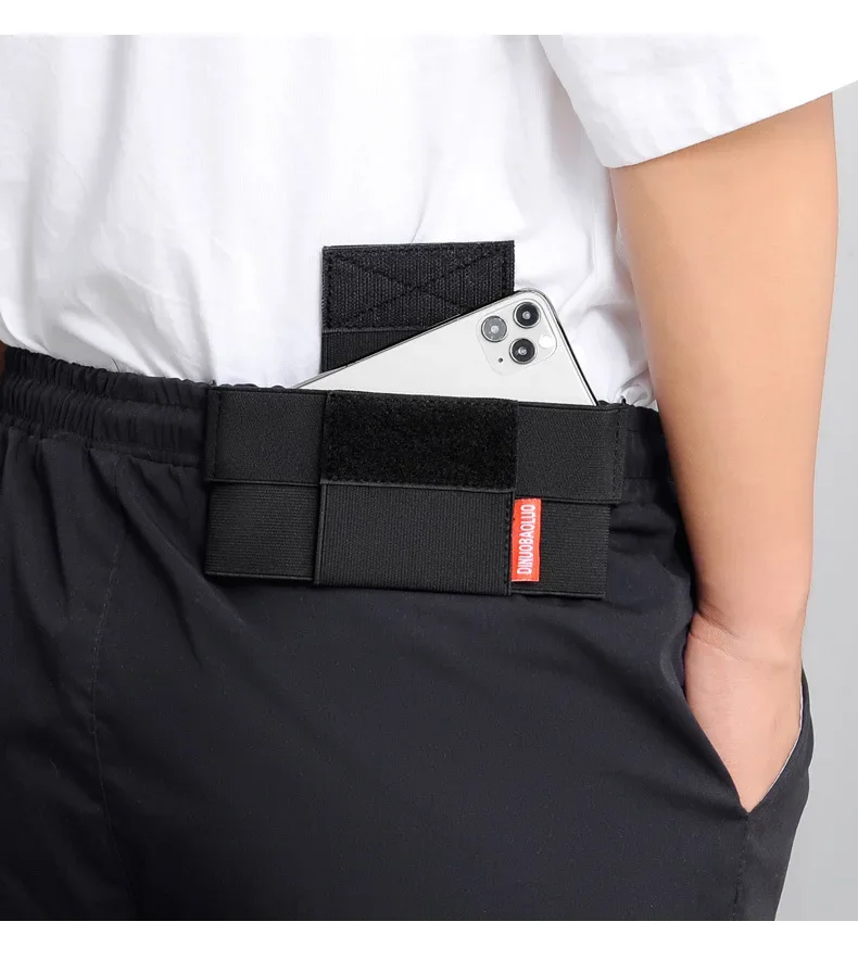 Borsa per telefono in vita elastica da viaggio per esercizi borsa per cintura invisibile per portafoglio borsa per carte portatile porta passaporto organizzatori per esterni - immagine 5