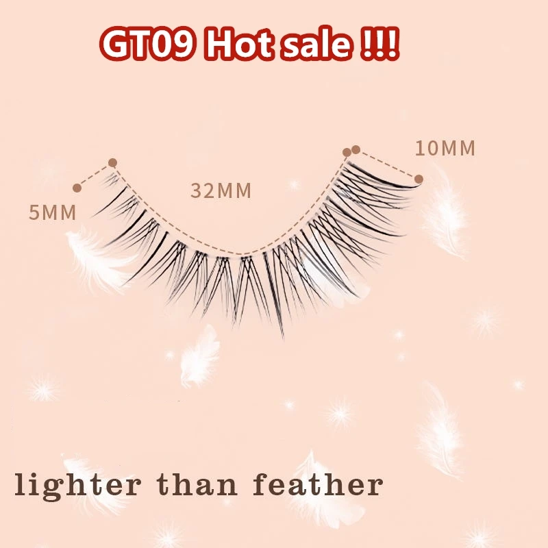EYENGLE 4pairs Natural False Eyelashes Thin Band Hand Made Short Lighter Eyelash Cosplay Korean Fashion Wispy Extension Makeup Tools -Outlet Maid Outfit Store S354c154f73844e4b81beffe549d07108R.jpg