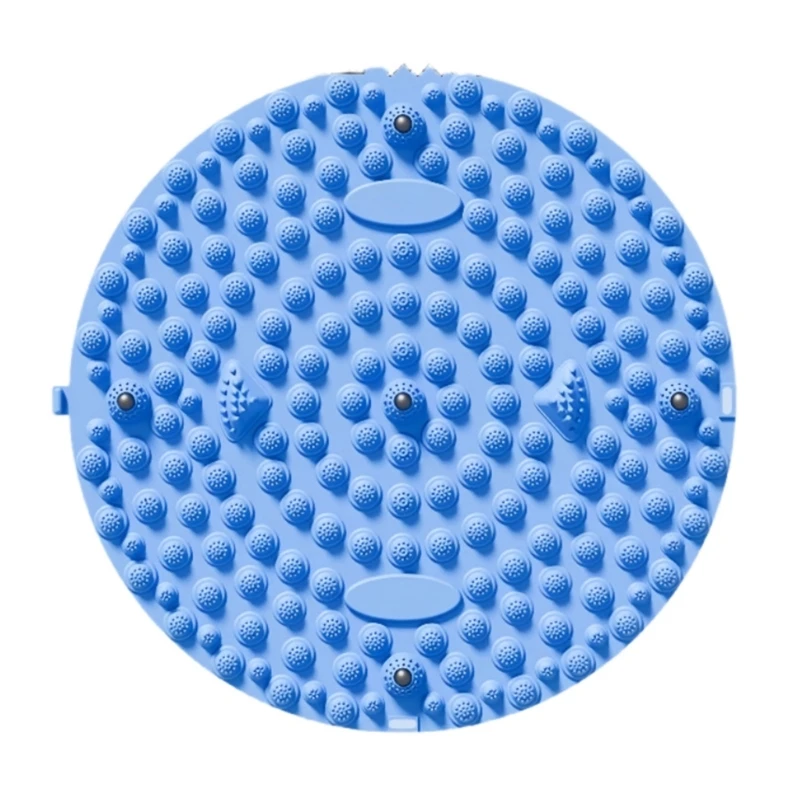 Foot Massage Relaxation Mat Muscle Relaxation Massager Feet Relaxing Mat Round Exercise Pad Pilates Yoga Accessories