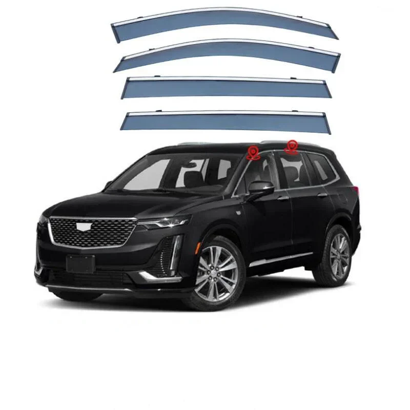 Awnings & Shelters Window Visor Side Window Deflector For Cadillac XT6 2019 2020 2021 2022 2023