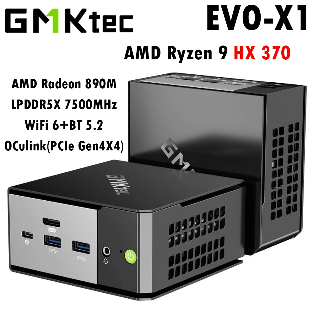 【新品】GMKtec EVO-X1 64GB/1TB GMKtec Evo-X1 Mini PC Now Available with 64GB RAM and Ryzen
