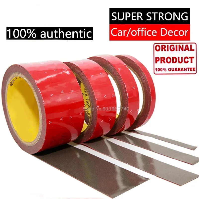 M3 length 0.8MM Heavy Duty Mounting Double Sided Adhesive Acrylic Foam Tape 6mm 8mm 10mm 12mm 15mm 20mm 30mm 40mm 50mm