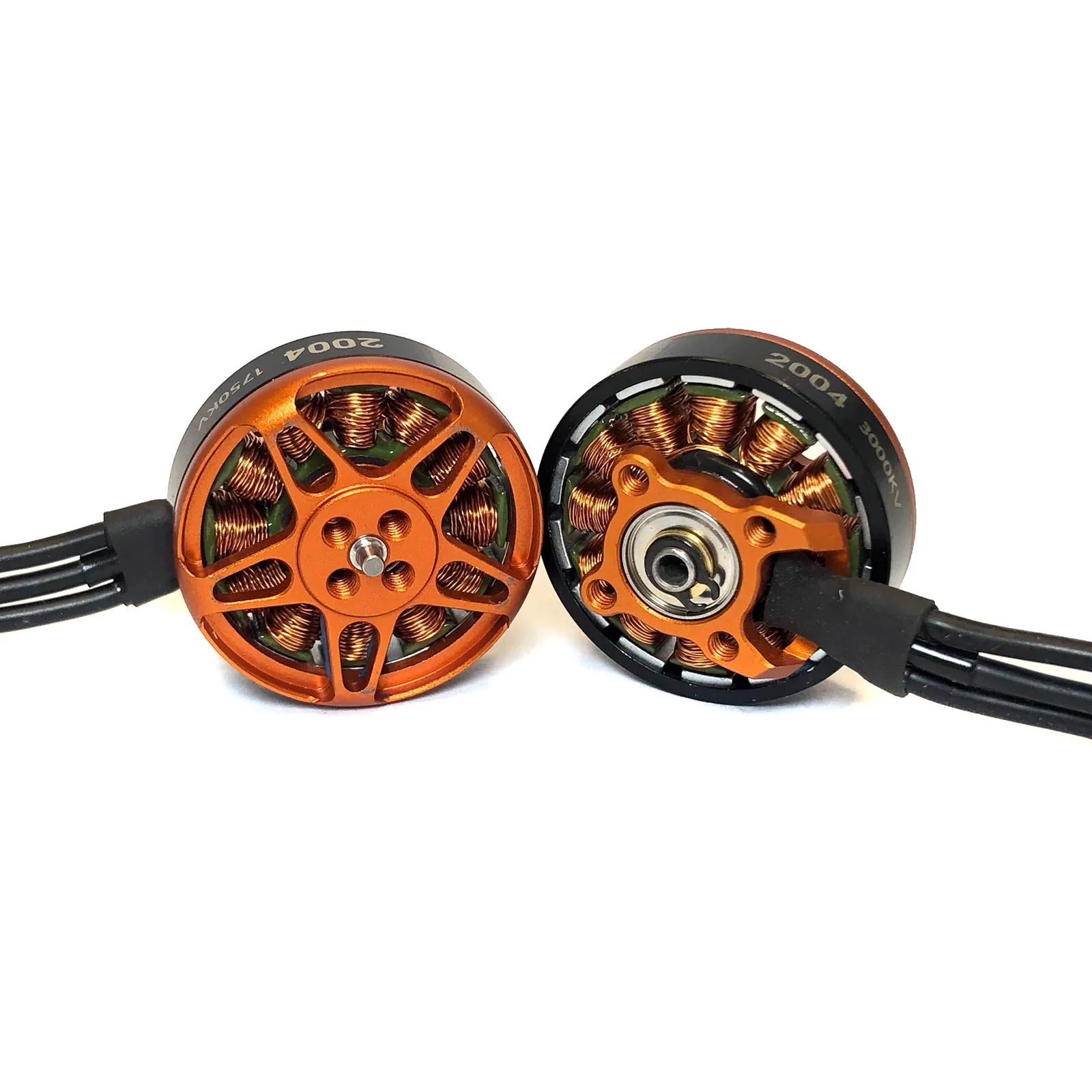 Lot 4 Moteurs Brushless 2004 1750KV/3000KV pour Drone FPV 3-5in