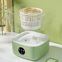 6L 11L Folding Portable Washing Machine Big Capacity with Spin Dryer Bucket  Clothes Travel  Underwear Socks Mini Washer 1