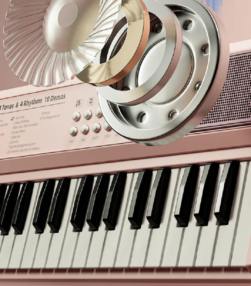 Portable Baby Piano Multi-Function Electronic Organ, Children's Instrument, Beginners to Practice, Early Education