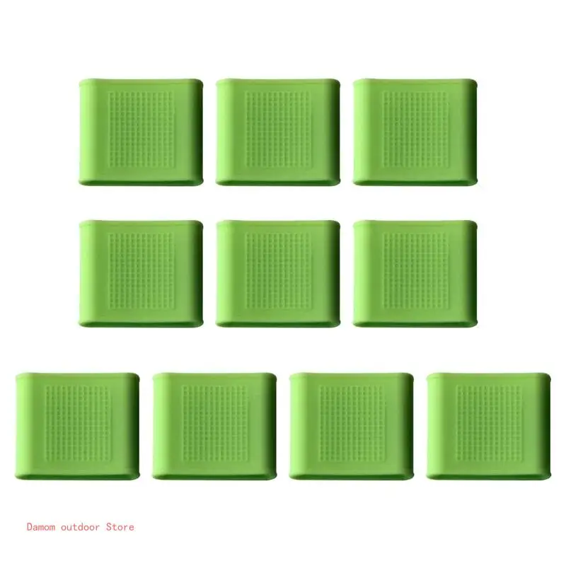 10 Pcs Set Finger Sleeves Silicone Finger Tubes for Basketball Tennis Golf 5