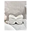 Creative Ceramic Bow Toothbrush Holder Ornament Ceramic Toothbrush Toothpaste Storage Rack Bathroom Accessories Brush Holder 6