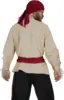 Mens Pirate 3 Pcs Costume Set Renaissance Pirate Shirt Medieval Costume Viking 4