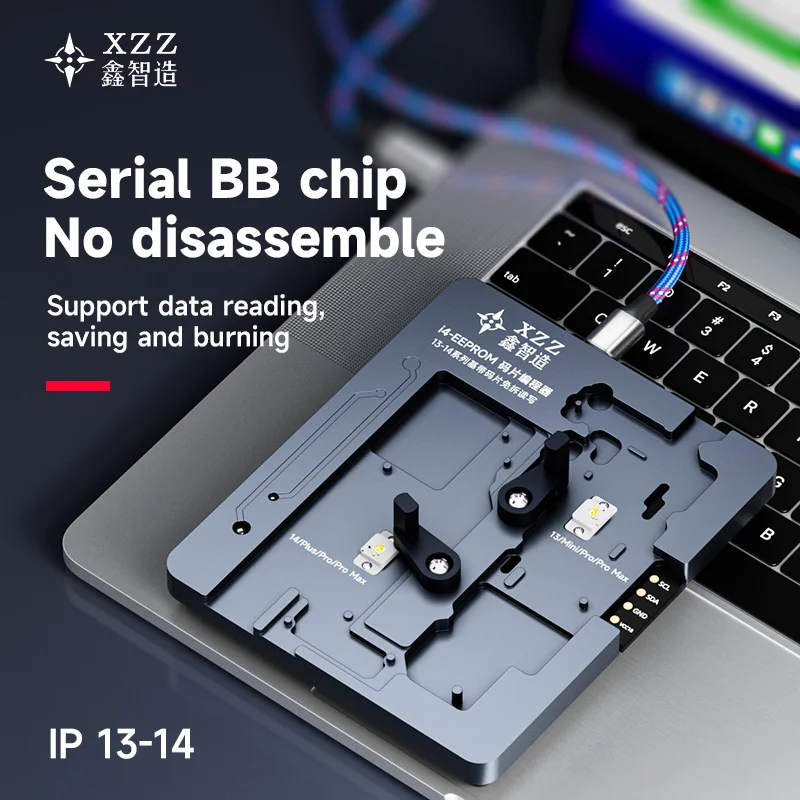 Fix-E13 Eeprom Logic/Baseband Programmer Per Iphone X/11/12/13/14Pro Max/14 Plus Chip Della Scheda Madre Lettura/Scrittura Dispositivo Di Prova Di Bac