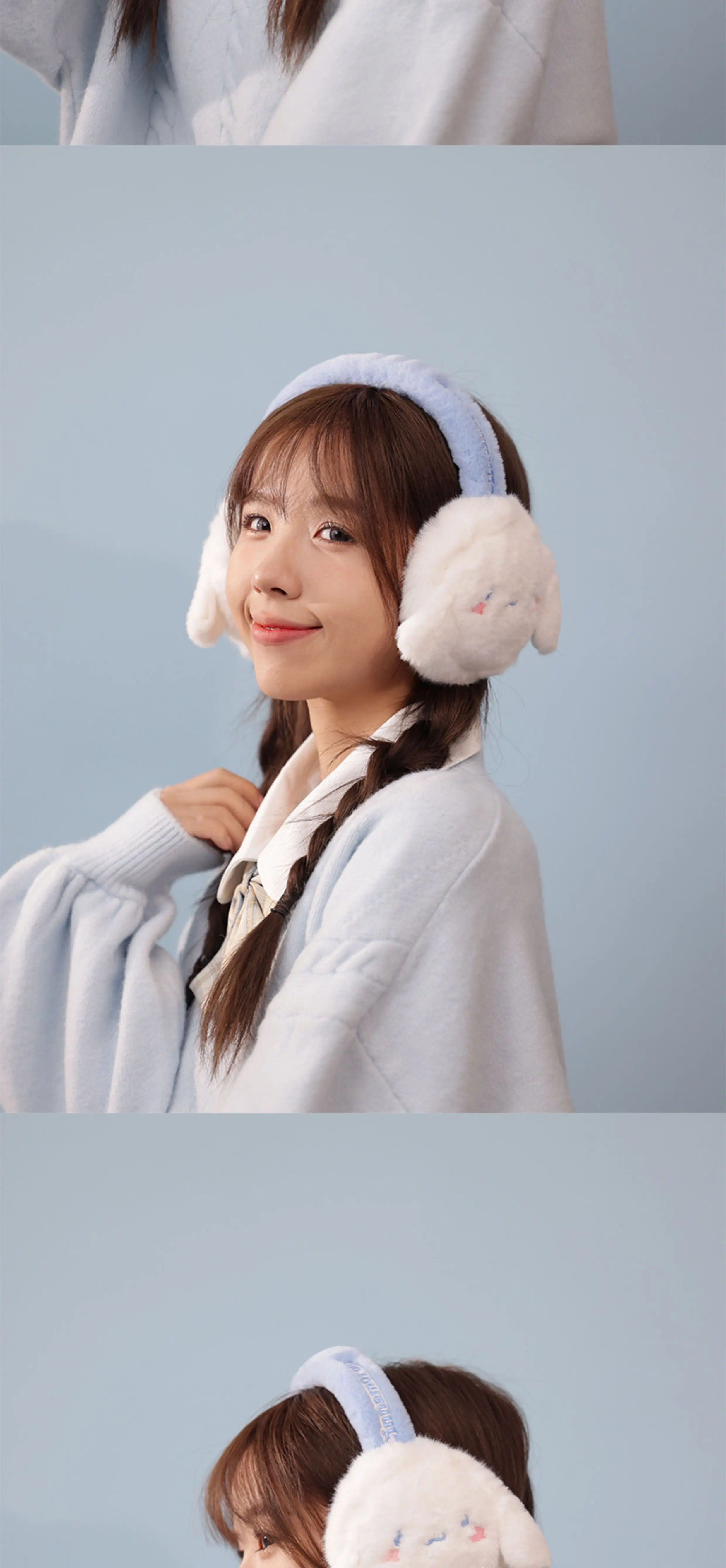 Paraorecchie Invernali Morbidi Fluffy Con Personaggi Sanrio – Cinnamoroll, Melody, Kuromi, Pieghevoli E Unisex