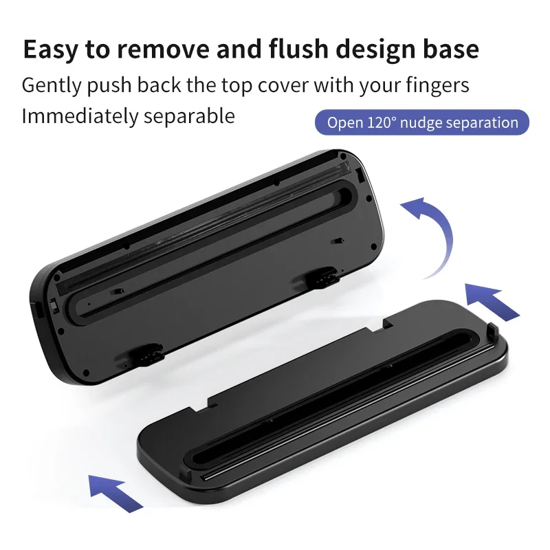SZUK Electric Vacuum Sealer Dry Wet Food Sealing Packaging Kitchen Food Sealing Convenient Smart Touch Key Built-in Cutter 5
