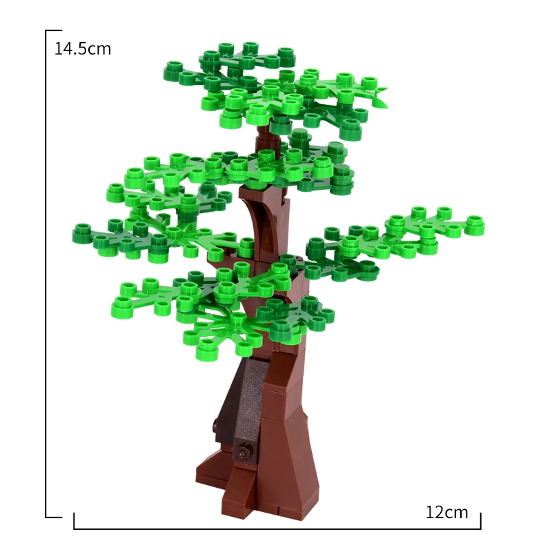 MOC Creative Expert Ideas City Plant Tree Arbor Forest Model Building Blocks DIY Assemble Bricks Toys for Children gifts 4