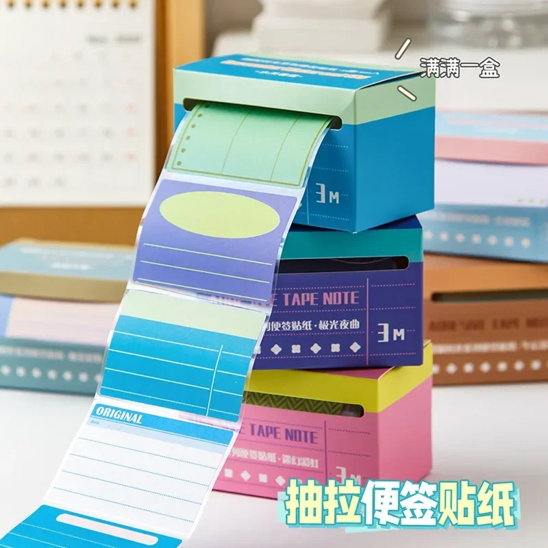 

1 Roll Sticky Note Style Tape Decorative Diy Scrapbooking Tape Collage Material Hand Made Decor Journal Supplies