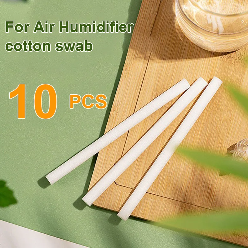 10PcsHumidifierCottonSticks7mm8mmCottonSwabAromaDiffuser