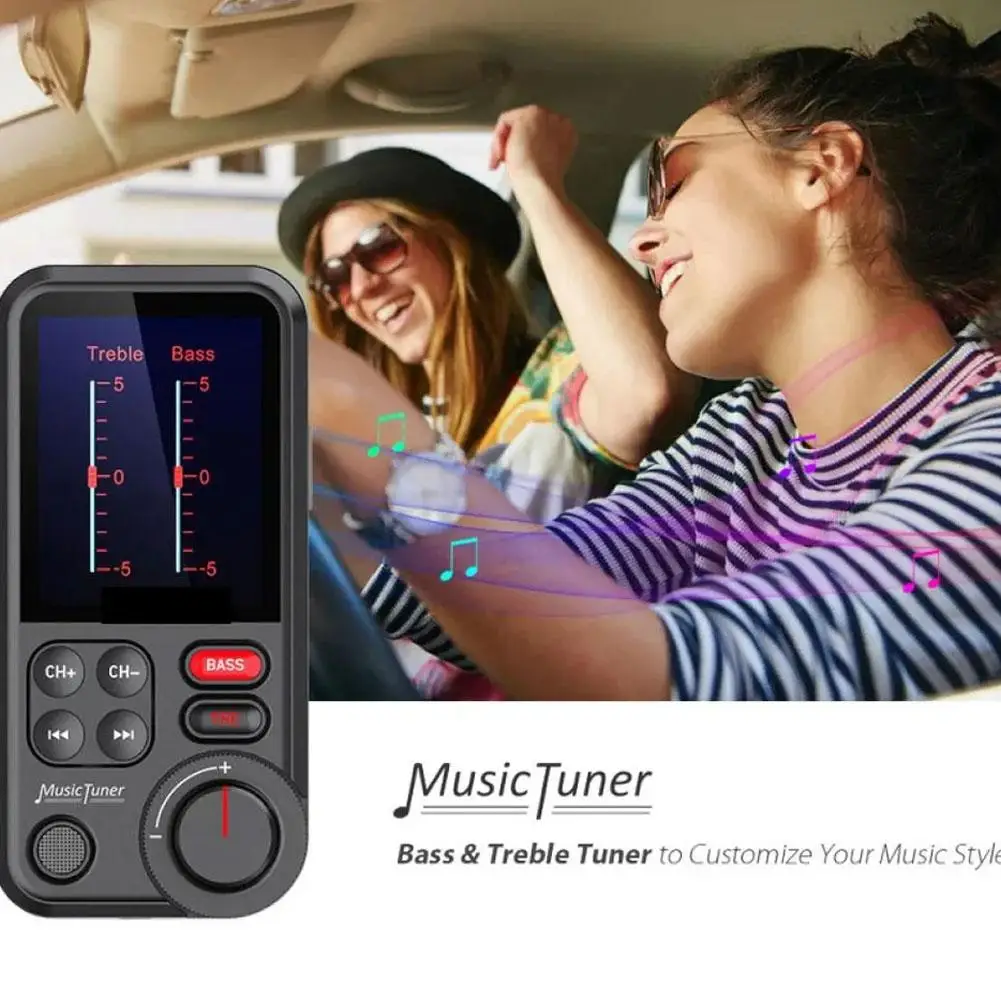 

Bluetooth Car Wireless FM Transmitter Radio Adapter Bass Music Player Treble Charger And MP3 Charging Fast Quick Car U4J9
