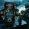 YIKAZE Y73 Men's Watch Digital Sports Electronic Wristwatch Large Dial Multifunctional Waterproof Luminous Alarm Male's Bracelet 2