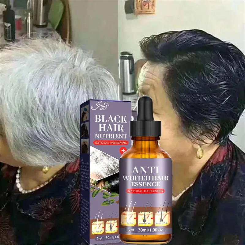 Siero Naturale Anti-Grigio per Capelli | Remedio Nutriente per la Cura dei Capelli - Ripara i Capelli Bianchi e Oscuranti - immagine 5