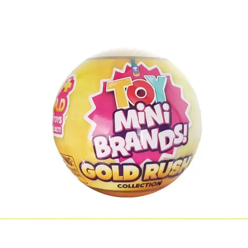 5 Surprise ball rare rose Gold rush Ball toy Mini brands Capsule Collectible Toy Anime Figure Toys Birthday Surprise Kids Gifts 4