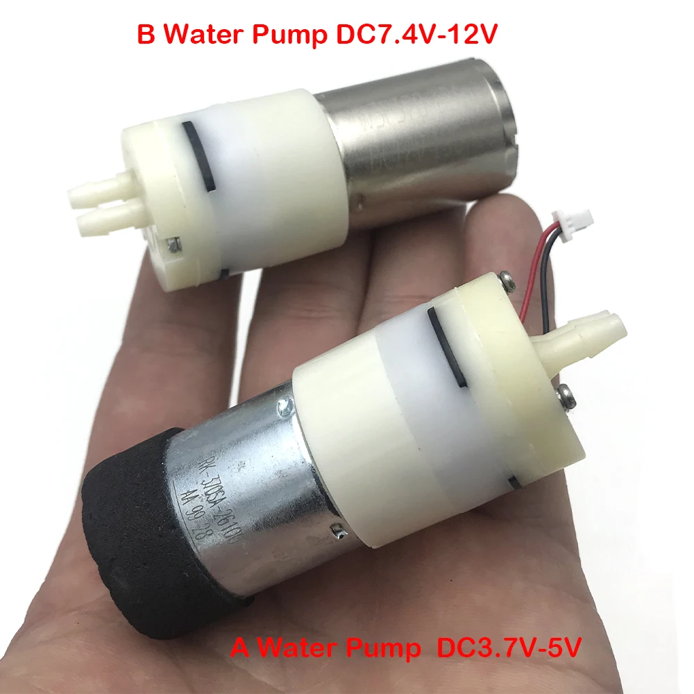 Mini selbstansaugende Membran Wasserpumpe Micro 370 Motor Wasser Pumpe DC  12V 5W Saug Wasser Flow Control pumpe Motor OD 4,4mm - AliExpress