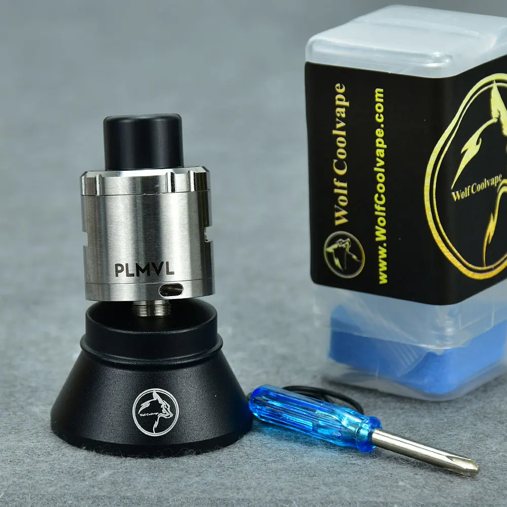 

wolfcoolvape PLMVL 3.0 RDA COMPETITION ATOMIZER 316SS Dripping Atomizer vape Rebuildable Vape RDA
