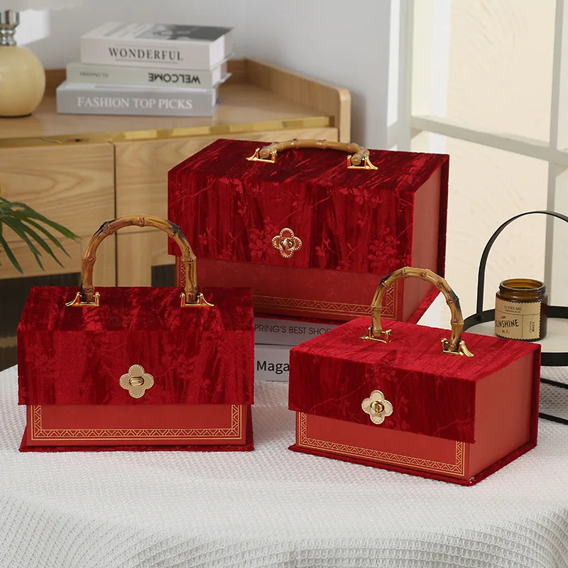 Geburtstagsgeschenkbox, Premium-Licht, luxuriös, Handverpackung, verdickt, tragbar, für Hochzeit, Party, Süßigkeiten, Gebäck, Valentinstag, Geschenkbox – Detail 4
