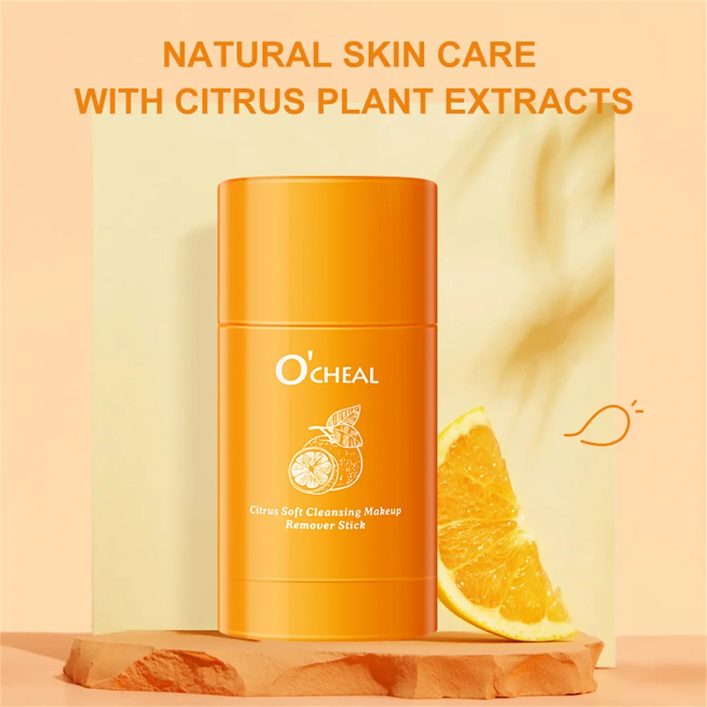 Ocheal Portable Avocado Makeup Remover Stick Deep Cleansing Balm Gel Cream Stick Remover Lip makeup Cosmetics Moisturizing skin 4