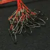 10pcs 50cm Sea Fishing Steel Wire 1mm Diameter 150LB Tension Fishing Leader Line Anti-bite Thicken Lure Fishing-line Sea Fishing 6
