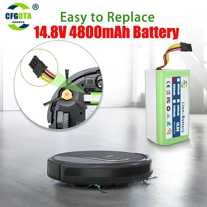 Batería Conga 1290, 1390, 1490 y 1590 de 14,4V 3000mAh 43,20Wh Litio Ión Batería Conga 1290, 1390, 1490 y 1590 de 14,4V 3000mAh 43,20Wh Litio Ión
