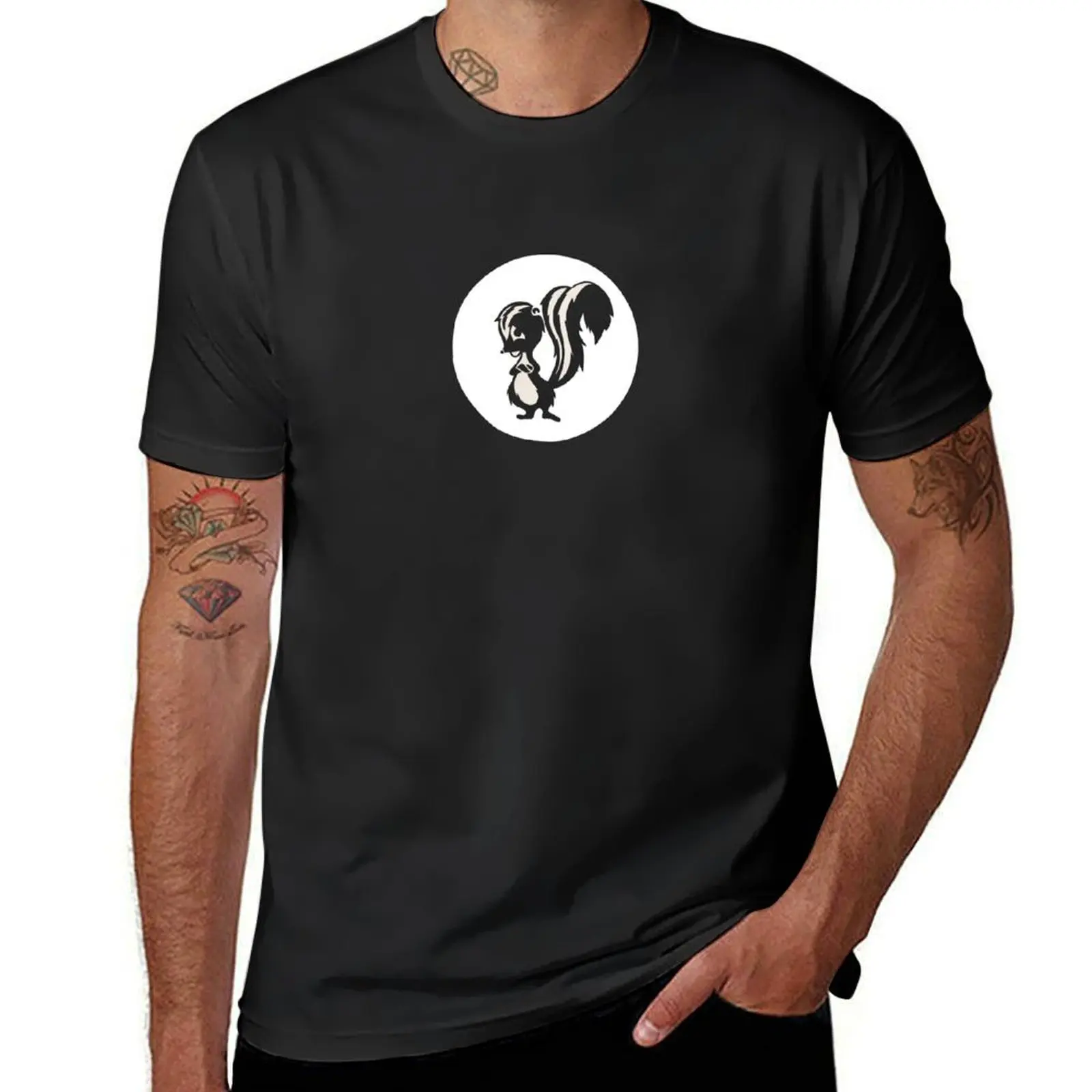 SR-71 Skunk Logo T-Shirt Aesthetic clothing tops sports fans anime heavyweight t shirts for men