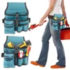Oxford Cloth Electrician Waist Tool Bag Multifunctional Multi-pockets Storage Waist Bag Waterproof for Drill Wrench Screwdriver 1
