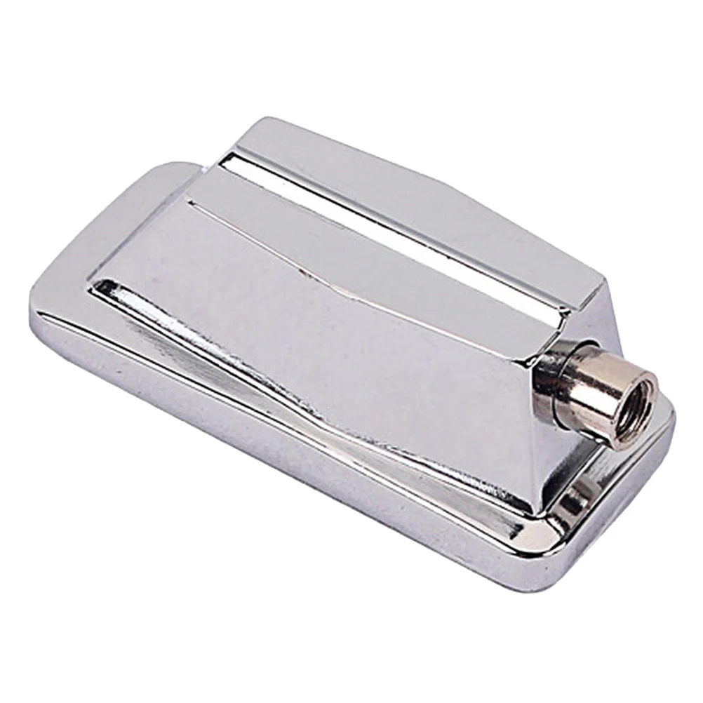 

5 шт, односторонняя фотовспышка, серебряная металлическая прямоугольная фотовспышка, металлические детали, аксессуары для барабана, ударный барабан