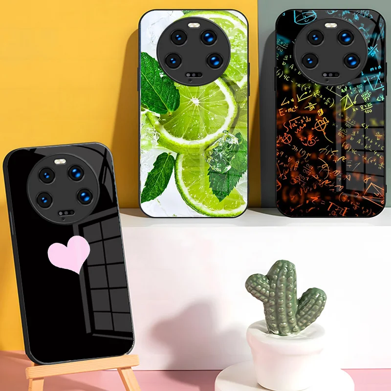 Fashion Painting Full Protective Phone Case with Tempered Glass