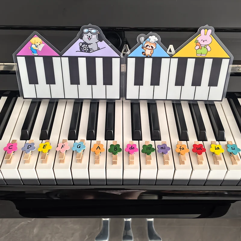Essential Piano Learning Cards: Note Names, Solfege, Intervals, Triads, and Keyboard Mastery