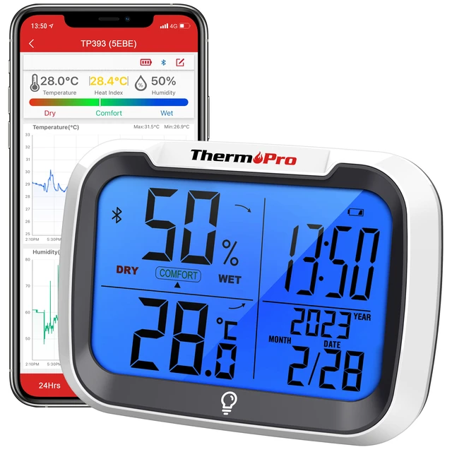 Hygrometer Indoor Outdoor Digital Thermometer  Indoor Outdoor Thermopro -  Tp55 - Aliexpress