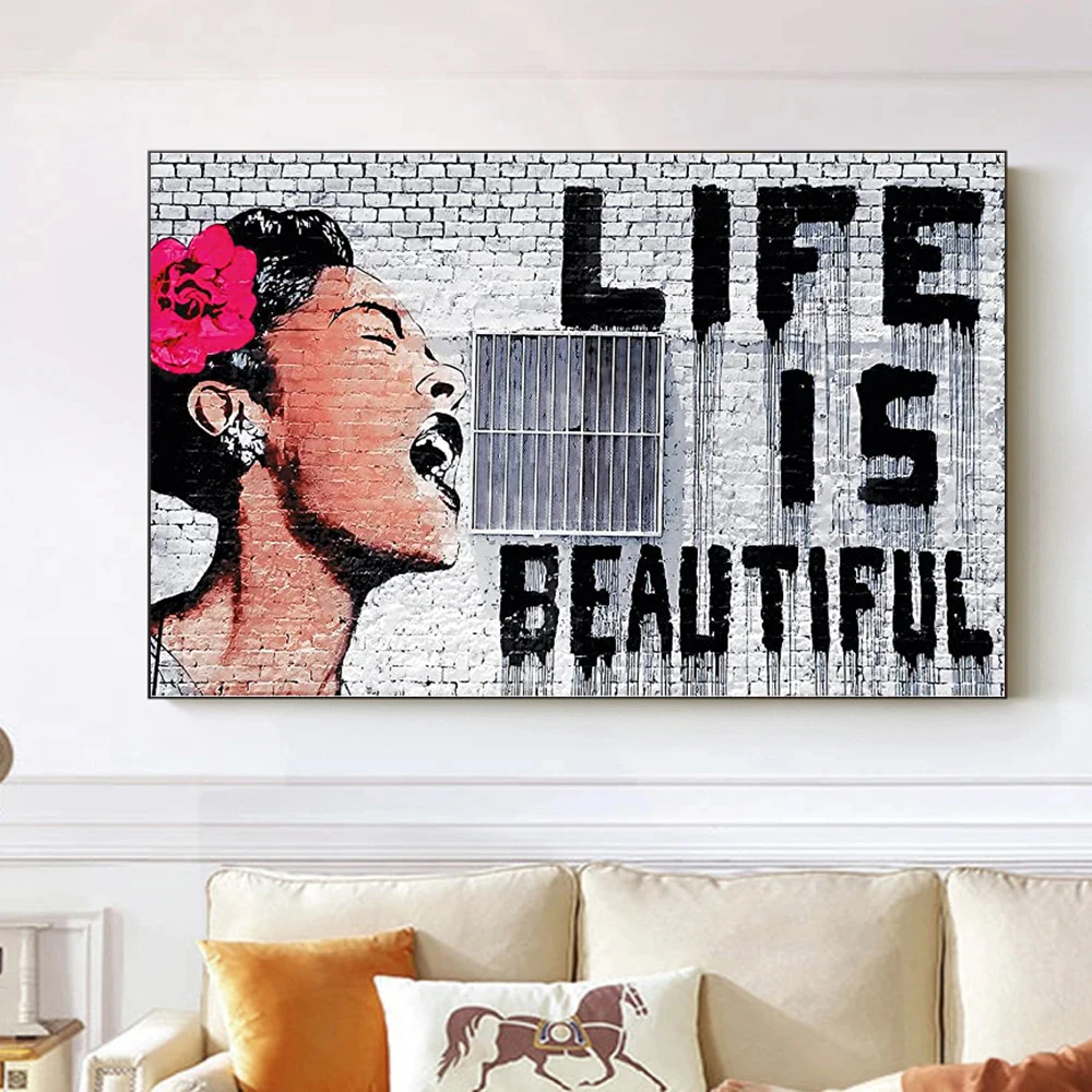 バンクシー Life is Beautiful エスタンプリトグラフ 送料無料 バンクシー Banksy Life is beautiful エスタンプリトグラフ