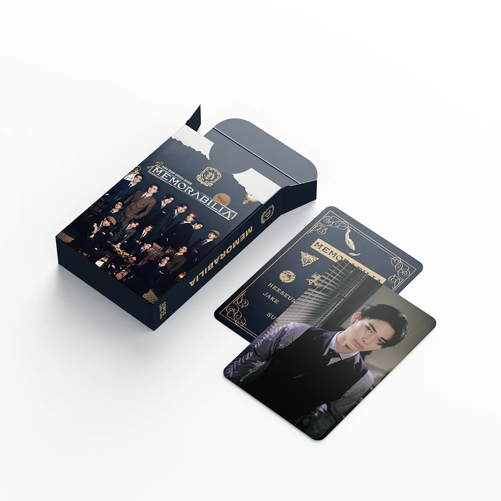 55 개/대 한국 아이돌 새 앨범 MEMORABILIA Lomo 카드 패션 소년 조합 HD 인쇄 Photocard 팬 컬렉션 선물