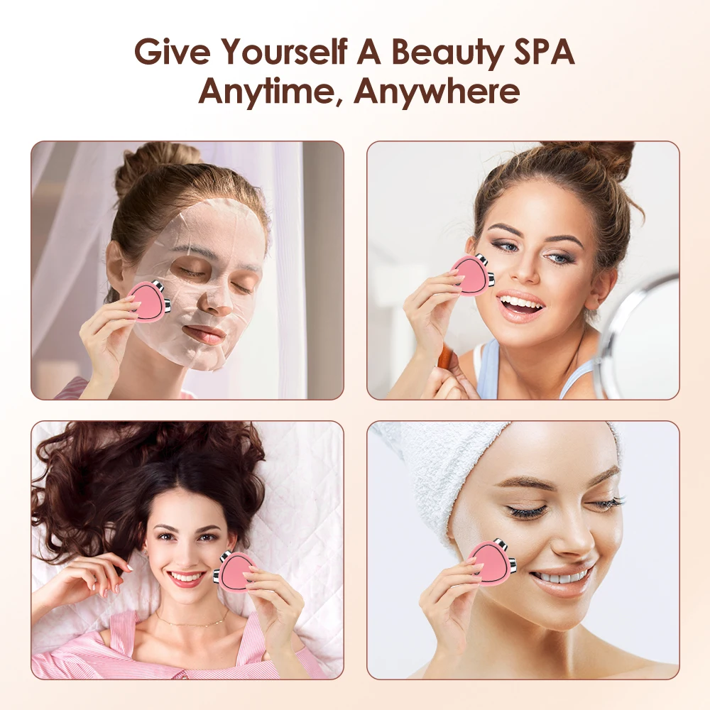 Facial Massager Mini EMS Electric Face Lift Roller 3D Micro Current Sonic Vibration Facial Lifting Skin Firming Massage Beauty Devices