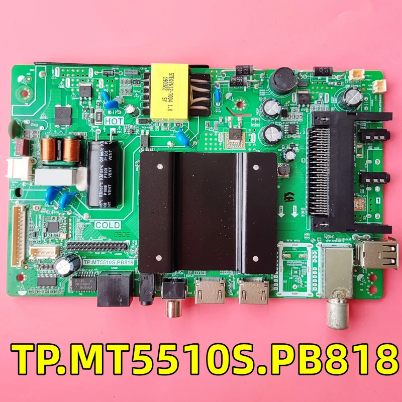 

The tested LCD TV motherboard TP.MT5510S.PB818 works well
