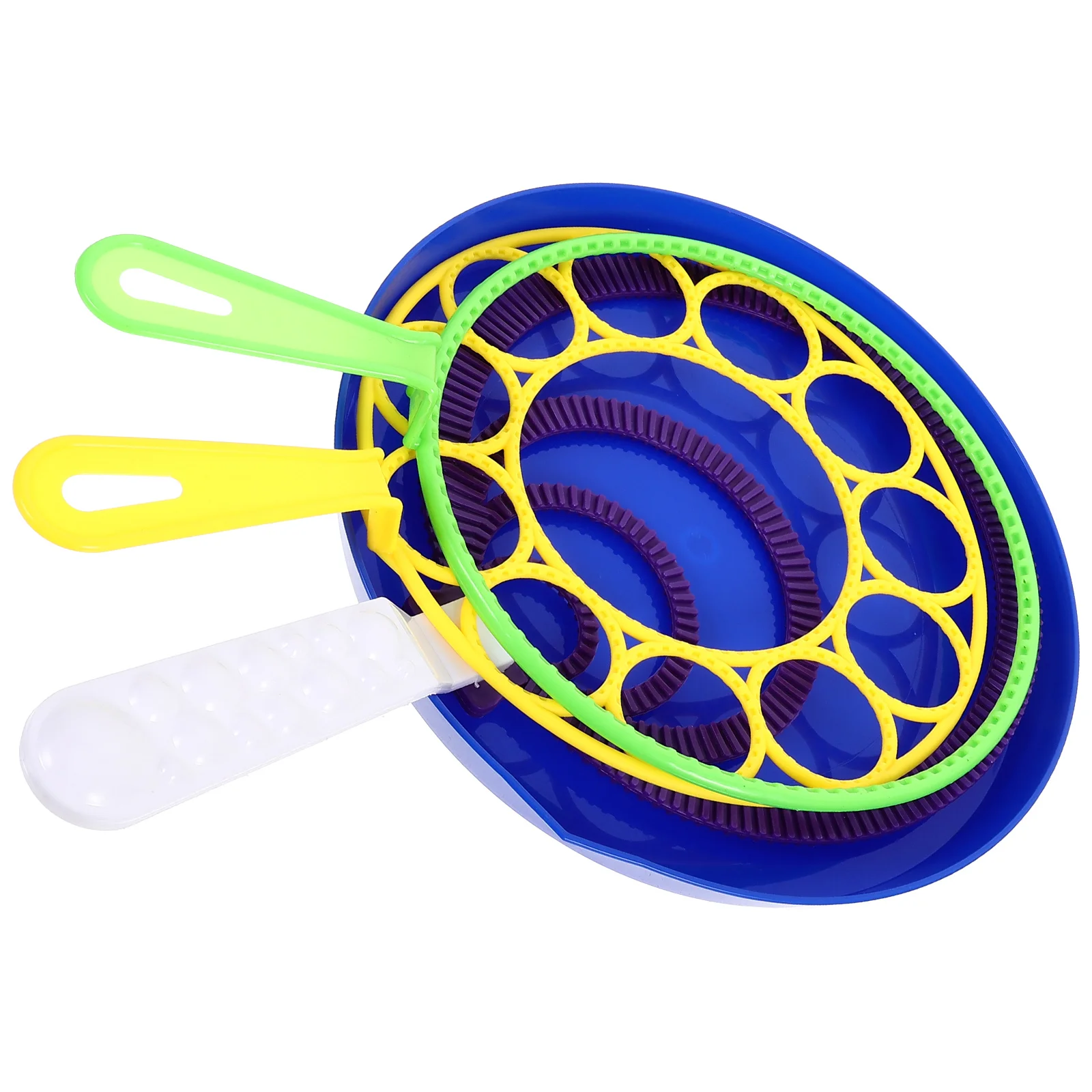 Portable Bubble Wands Bubble Maker Rings Bubble Blowing Tools Outdoor Fun Parent-Child Interactive Toy Random Color