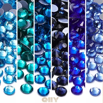 Blue Hotfix Rhinestones 1