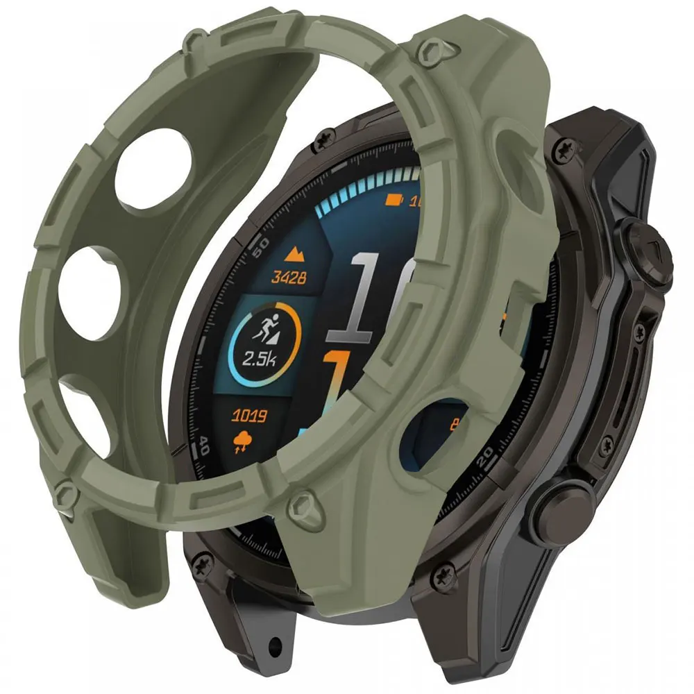 Premium Shockproof TPU Protective Case for Smartwatch - Anti-Scratch Shell for 47mm/51mm Watches