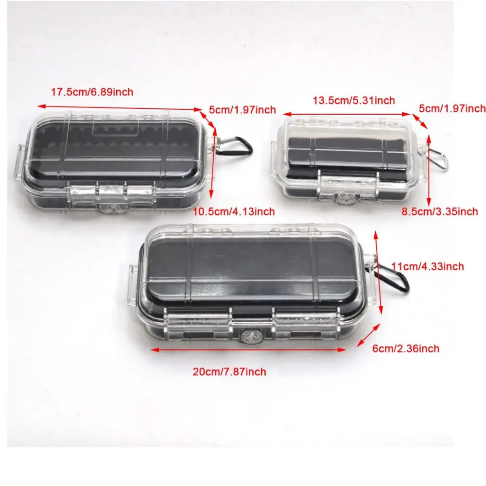 ABS Camping Box Transparent Shockproof Sealed Storage Box for Professional Equipment Dry Waterproof tool storage box parts storage box plastic tool box storage organizer box
