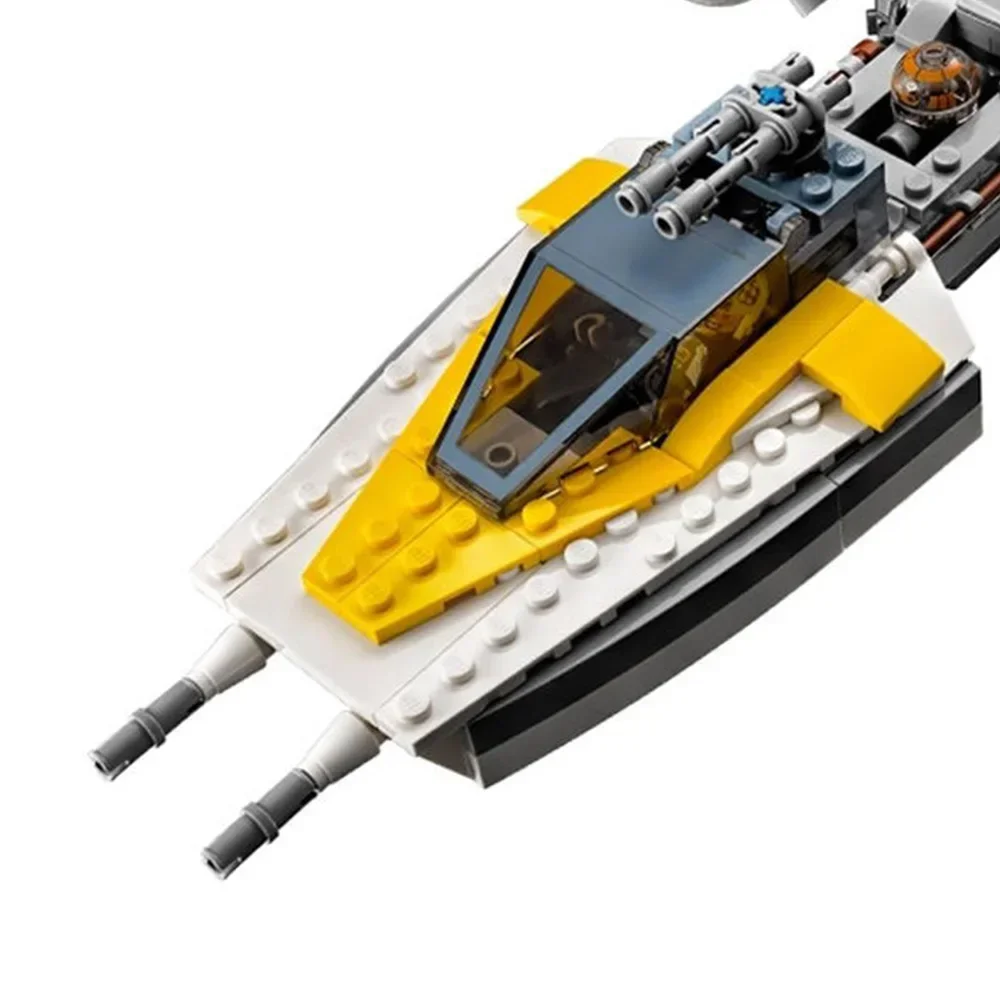 Interstellar Series Y-Wing Fighter Building Blocks Set Compatible Lego 75172 Fighter Models Brick Toys Kids Birthday Gift