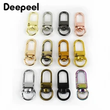 

10/30pcs Deepeel 10/13mm Metal Bags Hook Buckles KeyChain Connector Dog Collar Clasp Buckle DIY Handmade Decoration Accessories