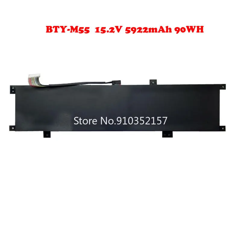 

Аккумулятор BTY-M55 для ноутбука MSI Alpha 15 B5EE B5EEK Alpha 17 Pulse 17 Crosshair 15 B12U 15,2 в 5922 мАч 90WH 925QA055H 4ICP5/63/133