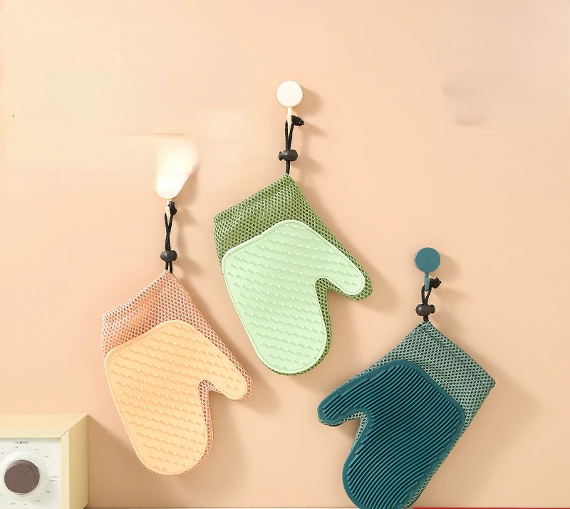 Cat Hair Remove Gloves Rubber Pet Beauty Cleaning Grooming Effective Massage Dog Combs Floating Brush Glove 1PC