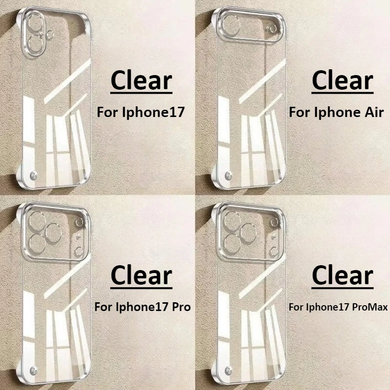 ตัวเลือกสินค้า เคสบางเฉียบไร้ขอบสำหรับ iPhone 17 Pro Max Air