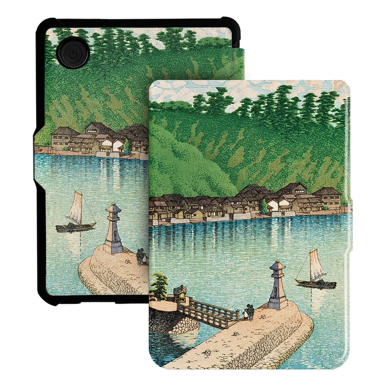 Kobo Clara 6-Inch E-Reader Protective Cover with Auto Sleep/Wake and Painted Patterns