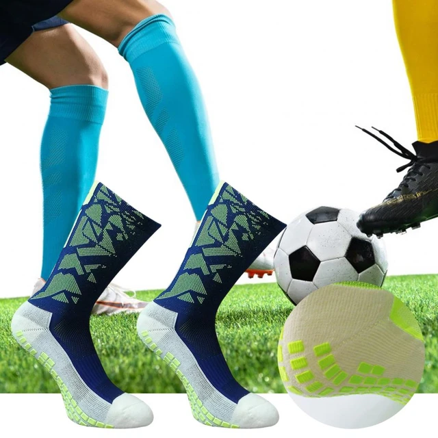 1 Pair Football Socks Breathable Sweat-absorbing Sport Socks Mesh